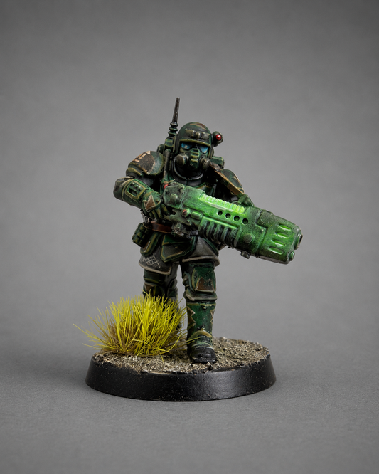 Astra Militarum Kasrkin Squad — Hand-Painted (10 Miniatures)