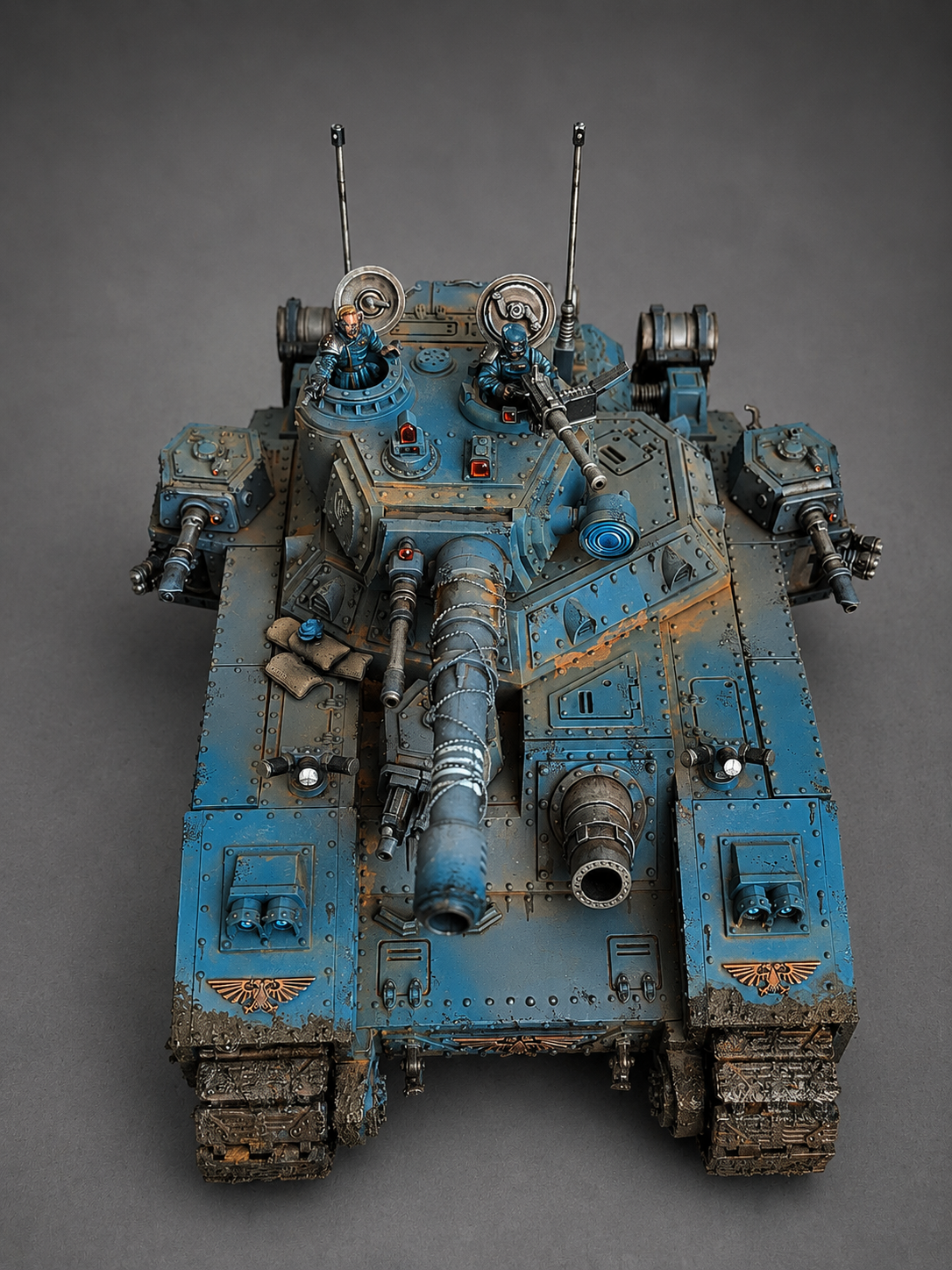 Baneblade Super-Heavy Tank — Custom Muzzle Blast Effect, Hand-Painted