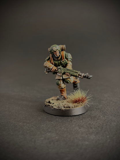 Cadian Shock Troops — Full Platoon, Hand-Painted (20 Miniatures)