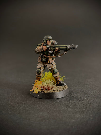 Cadian Shock Troops — Full Platoon, Hand-Painted (20 Miniatures)