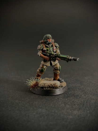 Cadian Shock Troops — Full Platoon, Hand-Painted (20 Miniatures)