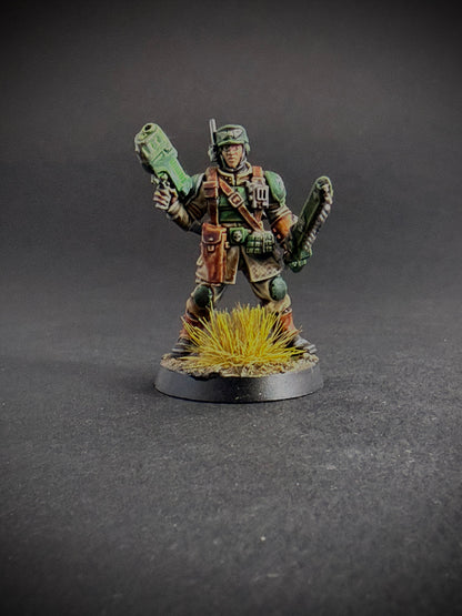 Cadian Shock Troops — Full Platoon, Hand-Painted (20 Miniatures)