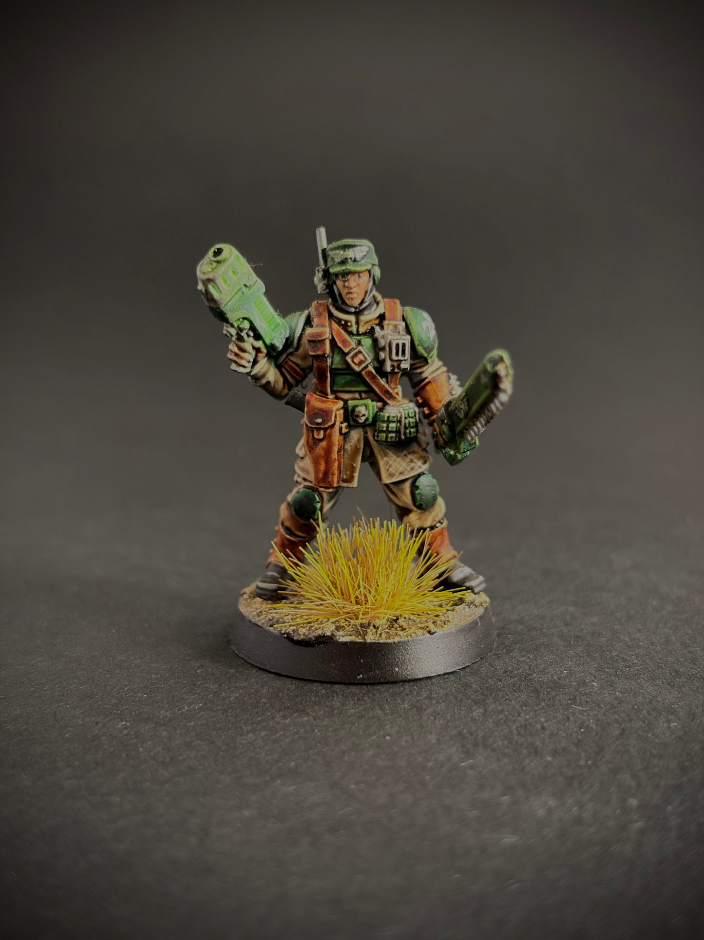 Cadian Shock Troops — Full Platoon, Hand-Painted (20 Miniatures)