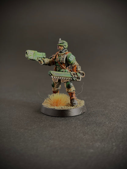 Cadian Shock Troops — Full Platoon, Hand-Painted (20 Miniatures)