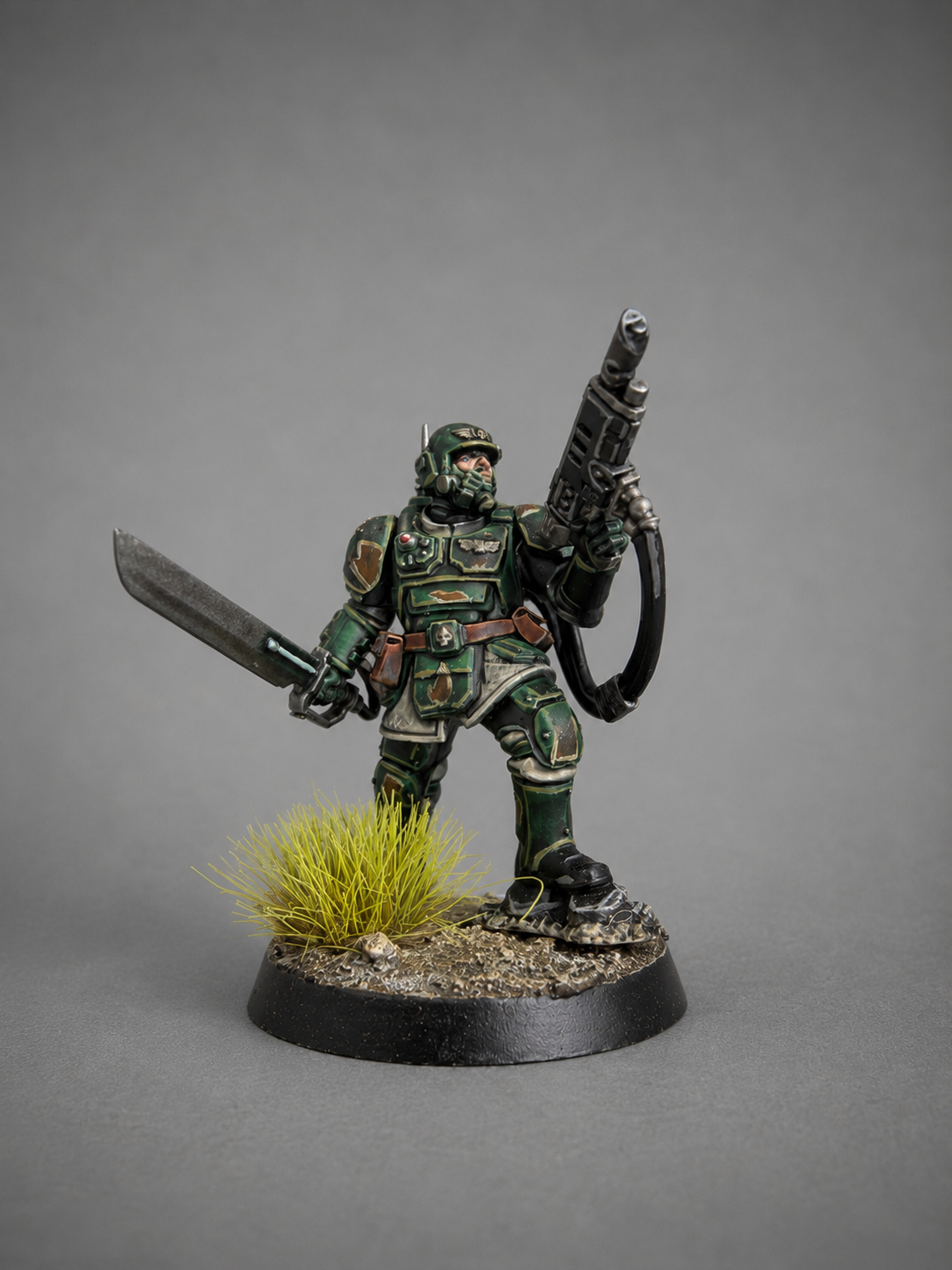 Astra Militarum Kasrkin Squad — Hand-Painted (10 Miniatures)