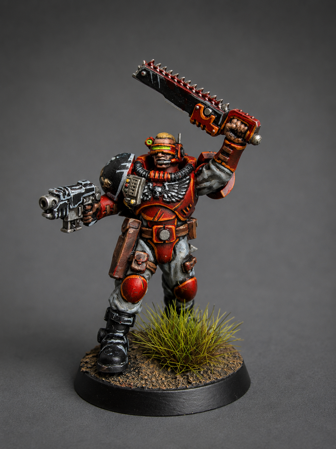 Blood Angels Scout Squad — Hand-Painted (10 Miniatures)